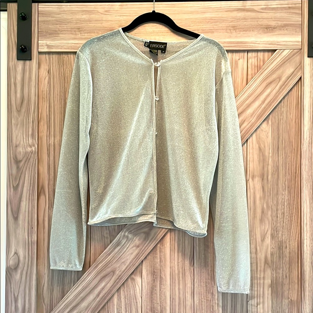 Vintage Episode Silver Sheer Cardigan